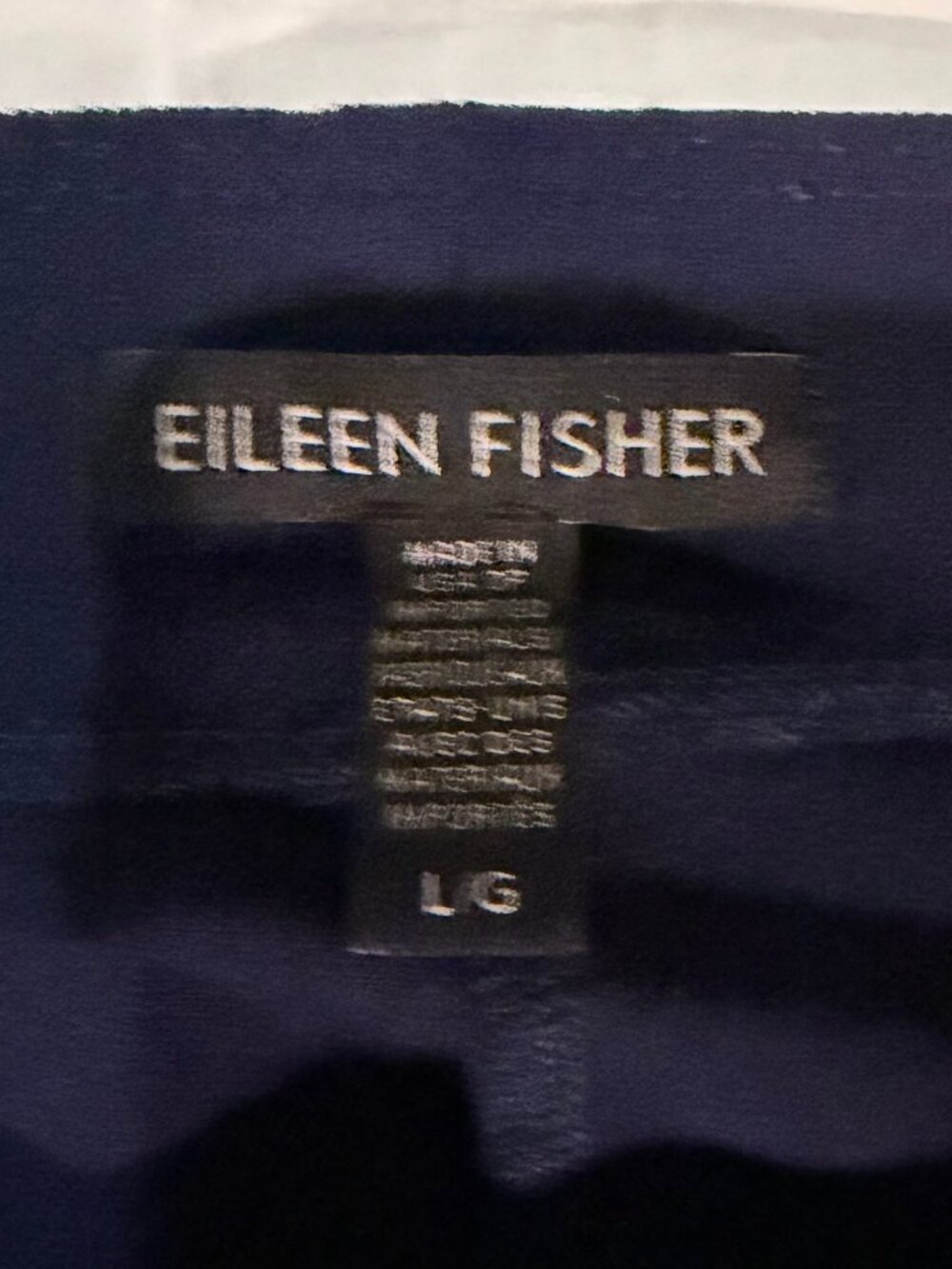 Eileen Fisher - Stretch Cotton Ankle Pants - SIZE L - Picture 2 of 4